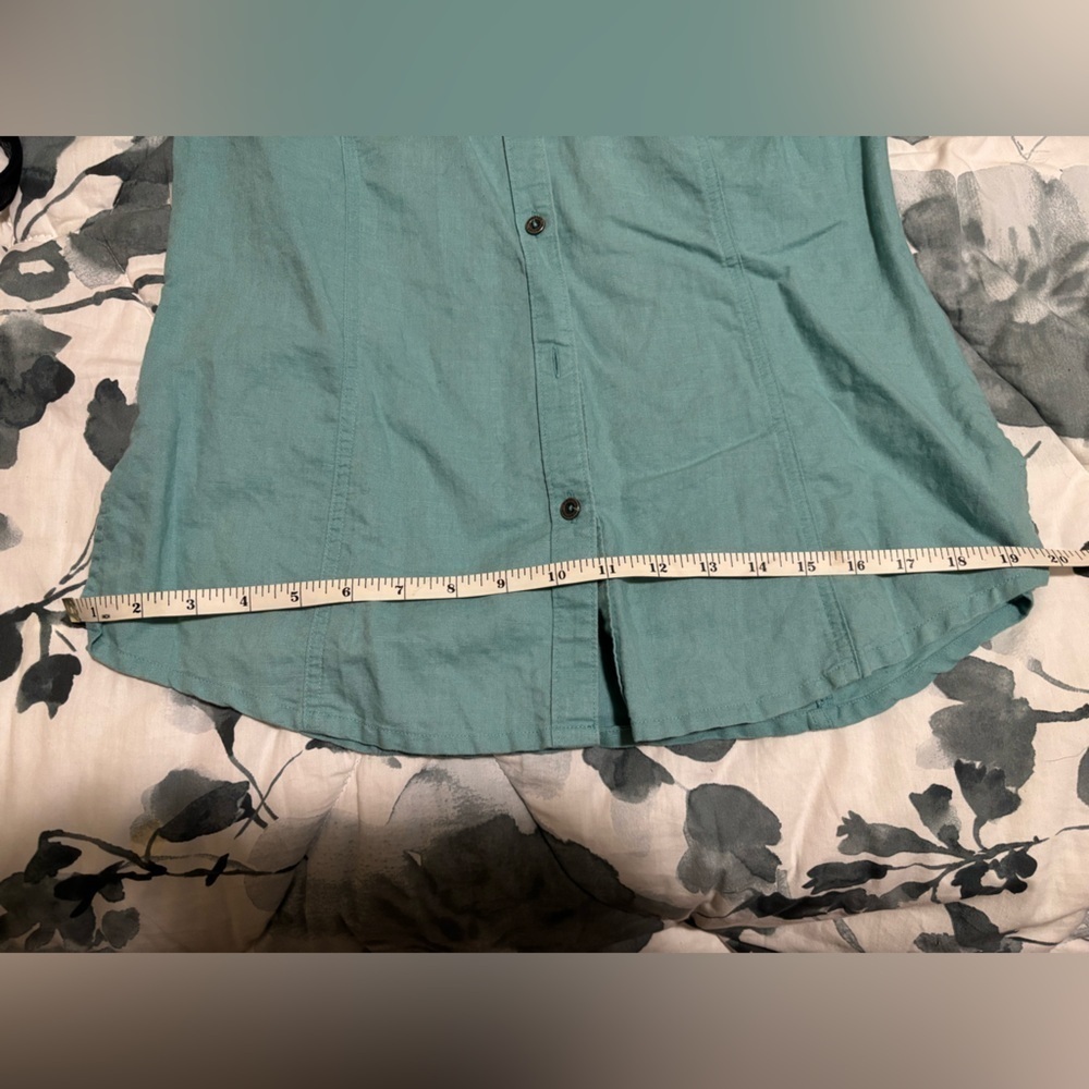 COLUMBIA Linen  Blend Top - Picture 8 of 9